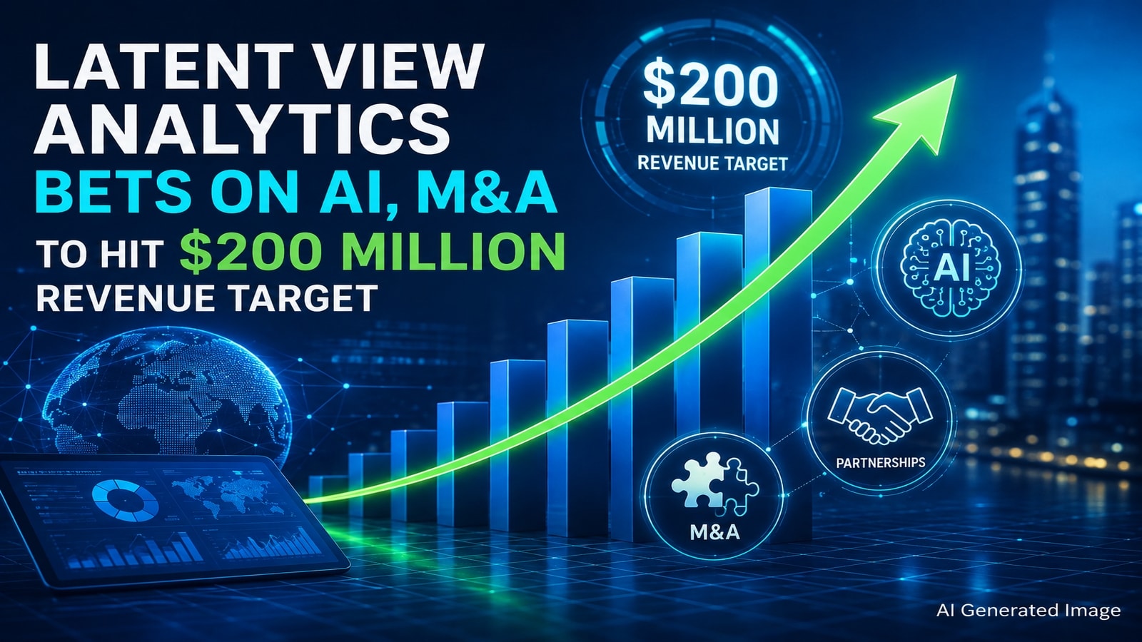 Latent View Analytics bets on AI, M&A to hit $200 million revenue target under new leadership