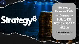 Strategy Reserve Falls as Company Sells 1,638 BTC for $104.7 Million
