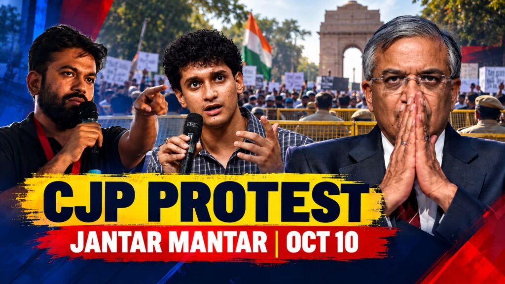 CJP Protest Delhi Live Updates: Authorities beef up security across national capital, impose curbs